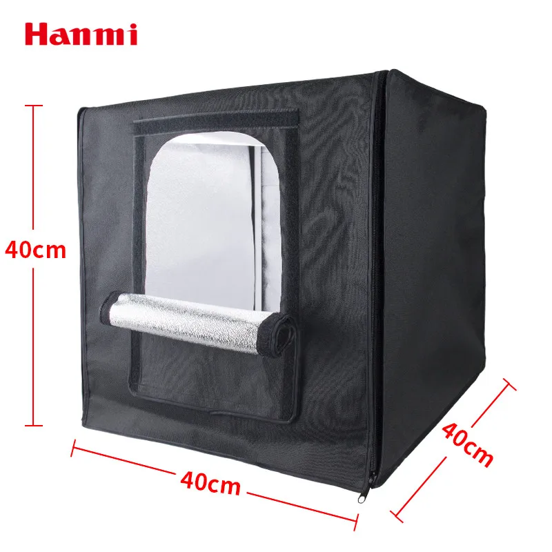 Hanmi 40 CM Led Light Softbox Camera Accessories Photo Studio Box Photography Box Light Box Mini Studio Lightbox For Photography
Hanmi 40 CM Led Light Softbox Camera Accessories Photo Studio Box Photography Box Light Box Mini Studio Lightbox For Photography