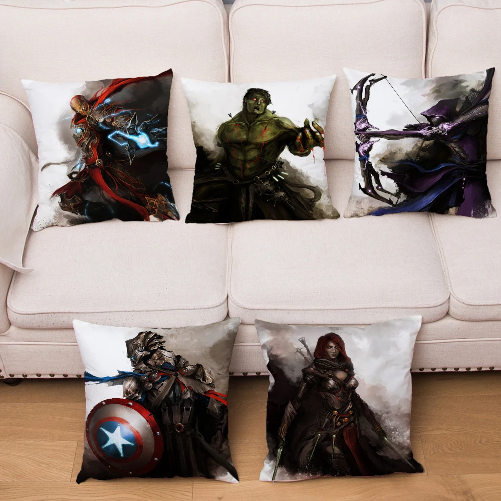 Dark Gothic Mech Style Marvel Avengers Iron Man Cushion Cover Decor Super Hero Case Plush Avenger Pillowcase for Sofa 45x45cm
Dark Gothic Mech Style Marvel Avengers Iron Man Cushion Cover Decor Super Hero Case Plush Avenger Pillowcase for Sofa 45x45cm