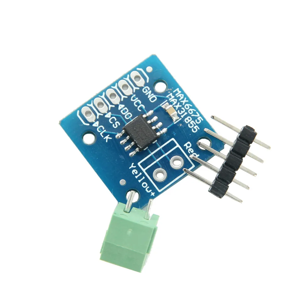 MAX31855 SPI Type K Thermocouple Temperature Sensor Board Module For Arduino
MAX31855 SPI Type K Thermocouple Temperature Sensor Board Module For Arduino