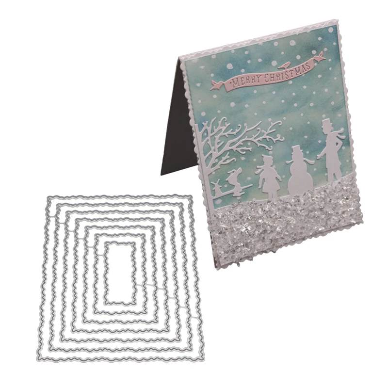 Square Background Metal Cutting Dies Curves Border Scrapbooking Stamps Embossing Plate DIY Christmas Greeting Card Stencils 2018
Square Background Metal Cutting Dies Curves Border Scrapbooking Stamps Embossing Plate DIY Christmas Greeting Card Stencils 2018