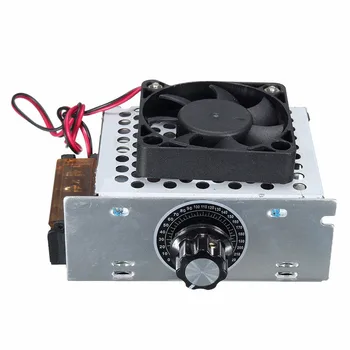 AC 220V 4000W SCR Electric Voltage Regulator Dimmer Temperature Motor Speed Controller With Fan
AC 220V 4000W SCR Electric Voltage Regulator Dimmer Temperature Motor Speed Controller With Fan