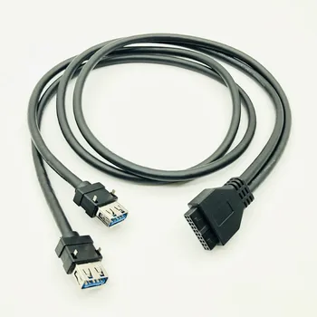 USB 3.0 Front Panel Cable USB Connector Cable USB 3.0 High Speed 20-pin to Dual Ports USB3.0 Hub with Fixed Foot for PC Computer
USB 3.0 Front Panel Cable USB Connector Cable USB 3.0 High Speed 20-pin to Dual Ports USB3.0 Hub with Fixed Foot for PC Computer