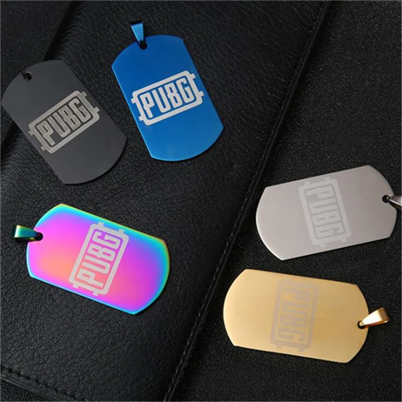 Game PUBG Necklace Cosplay Costumes Badge Stainless Steel Pendant Dog Tag Necklace color Metal Artware Gift
Game PUBG Necklace Cosplay Costumes Badge Stainless Steel Pendant Dog Tag Necklace color Metal Artware Gift