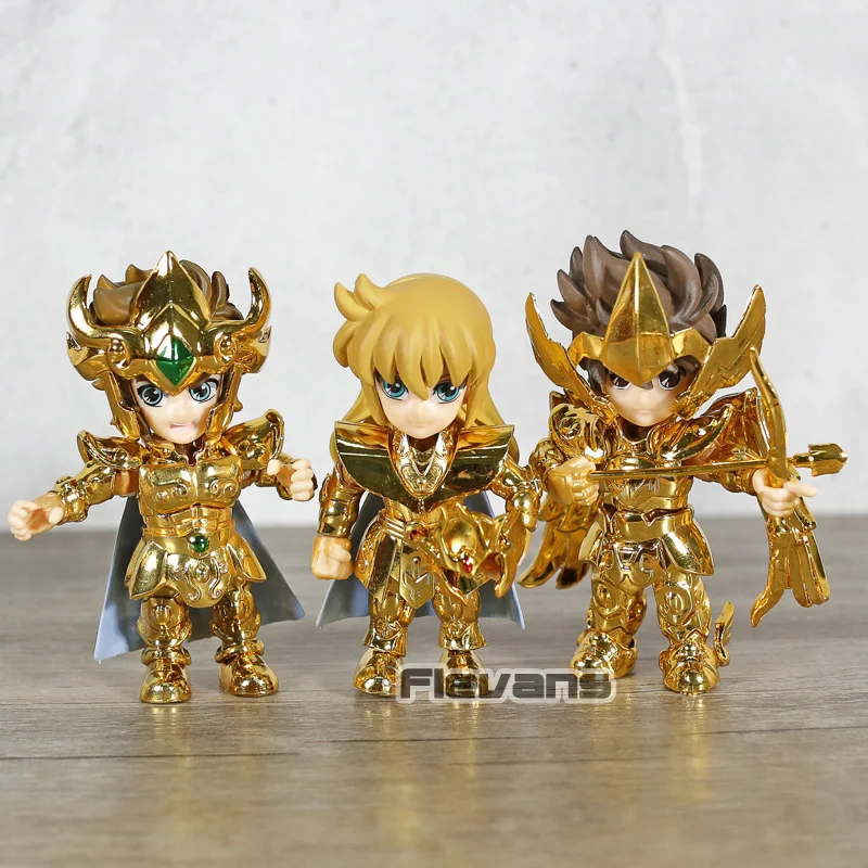 Saint Seiya The Complete Works Sagittarius Seiya Leo Aioria Virgo Shaka Collection PVC Figures Toys 3pcs/set
Saint Seiya The Complete Works Sagittarius Seiya Leo Aioria Virgo Shaka Collection PVC Figures Toys 3pcs/set