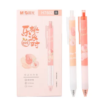 Andstal Cute Fashion "Sweet Peach Limited" Black Ink Gel Pen 0.5mm M&G Kawaii Pens korean stationery school supplies pens gelpen
Andstal Cute Fashion "Sweet Peach Limited" Black Ink Gel Pen 0.5mm M&G Kawaii Pens korean stationery school supplies pens gelpen