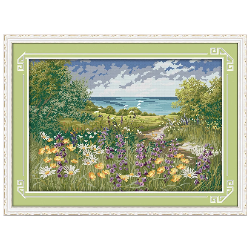 Cliffside Path Patterns Counted Cross Stitch 11 14CT Cross Stitch Sets Wholesale Chinese Cross-stitch Kits Embroidery Needlework
Cliffside Path Patterns Counted Cross Stitch 11 14CT Cross Stitch Sets Wholesale Chinese Cross-stitch Kits Embroidery Needlework