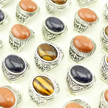Good Quality Silver Plated Oval Vintage Stone Rings Mix Color Mix Size fashion Jewelry 12 pieces/lot
Good Quality Silver Plated Oval Vintage Stone Rings Mix Color Mix Size fashion Jewelry 12 pieces/lot
