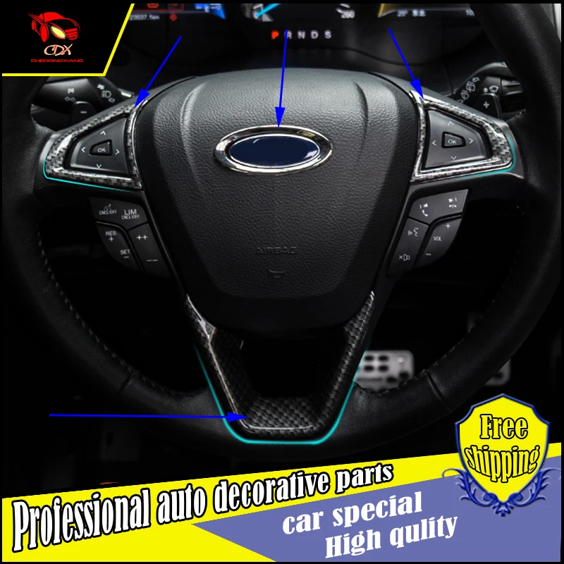 Car styling ABS Chrome Steering Wheel Sequins Cover Sticker For Ford Edge 2015 2016 steering wheel button cover trim Accessories
Car styling ABS Chrome Steering Wheel Sequins Cover Sticker For Ford Edge 2015 2016 steering wheel button cover trim Accessories