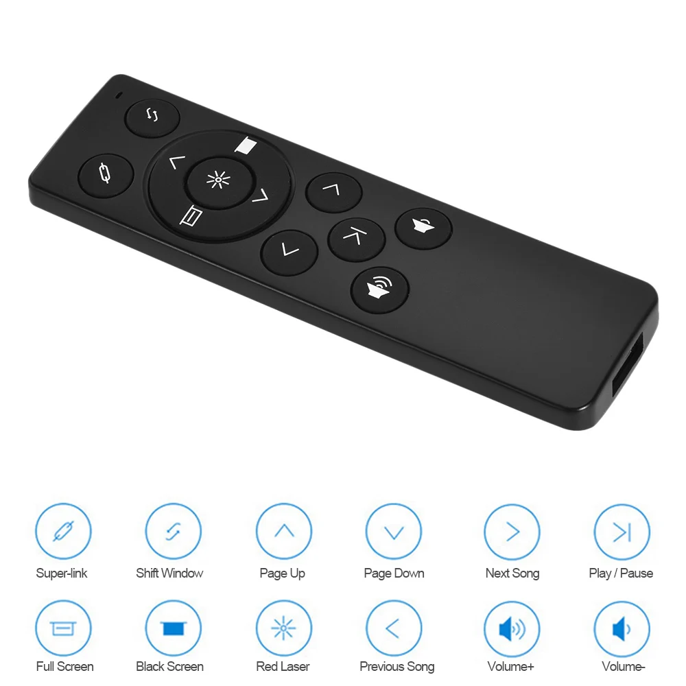 K2 Laser Pointer RF 2.4GHz Wireless Multifunctional Presenter Power Point PPT Clicker Remote Control powerpoint presenter remote
K2 Laser Pointer RF 2.4GHz Wireless Multifunctional Presenter Power Point PPT Clicker Remote Control powerpoint presenter remote