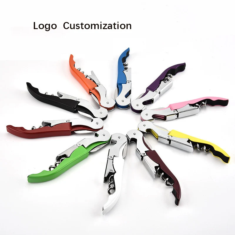 Logo custom Stainless Steel Corkscrew MultiFunction Wine Cap Opener Bar Tools Accessories Galvanized knife Beer Opener gifts
Logo custom Stainless Steel Corkscrew MultiFunction Wine Cap Opener Bar Tools Accessories Galvanized knife Beer Opener gifts