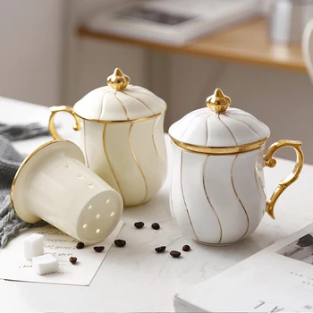 1 high-grade ceramic tea cup office conference cup with lid filter tea cups 400ml large capacity gift cup
1 high-grade ceramic tea cup office conference cup with lid filter tea cups 400ml large capacity gift cup