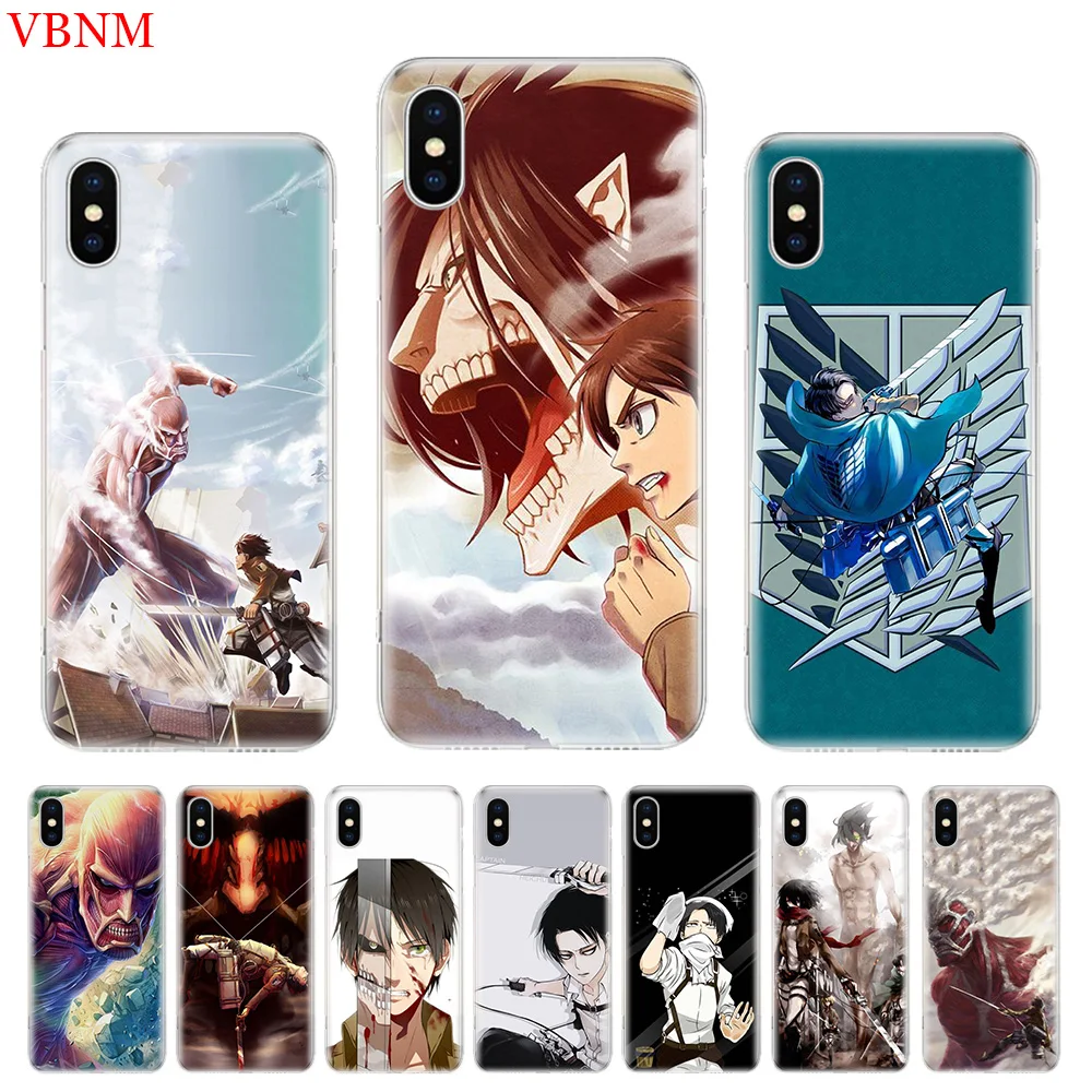 Shingeki No Kyojin Anime Soft Phone Back Case for IPhone 6 6S 7 8 Plus X 10 XS MAX XR 5 5S SE Customized Art Cover Coque Cases
Shingeki No Kyojin Anime Soft Phone Back Case for IPhone 6 6S 7 8 Plus X 10 XS MAX XR 5 5S SE Customized Art Cover Coque Cases