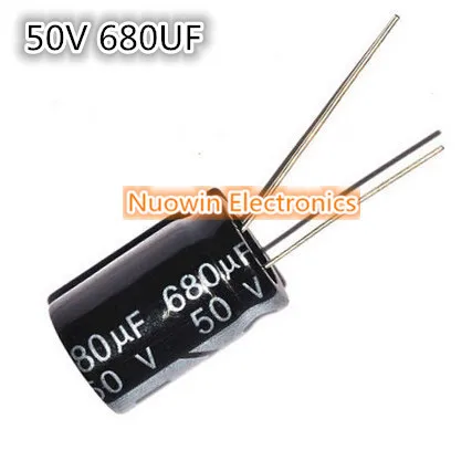 10pcs 680UF 50V 13*20mm Electrolytic Capacitor 50V 680UF Aluminum Electrolytic Capacitor 13X20mm
10pcs 680UF 50V 13*20mm Electrolytic Capacitor 50V 680UF Aluminum Electrolytic Capacitor 13X20mm