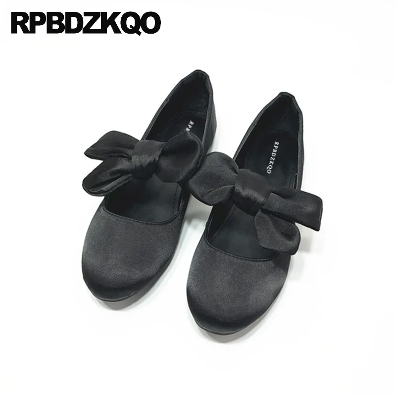 women flats shoes with little cute bowtie ballerina round toe mary jane silk ballet bow pink satin japanese school slip on black
women flats shoes with little cute bowtie ballerina round toe mary jane silk ballet bow pink satin japanese school slip on black
