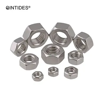 QINTIDES M1 - M10 hexagon nuts with metric screw threads 304 stainless steel hex nuts M1.6 M2 M2.5 M3 M3.5 M4 M5 M6 M8 M10 nut
QINTIDES M1 - M10 hexagon nuts with metric screw threads 304 stainless steel hex nuts M1.6 M2 M2.5 M3 M3.5 M4 M5 M6 M8 M10 nut