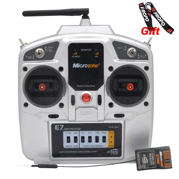 MicroZone MC E7 7CH Aircraft Remote Control With MCE7 2.4G Receiver with Gyro For SU27 Fixed Wing Aircraft RC Helicopter Drone
MicroZone MC E7 7CH Aircraft Remote Control With MCE7 2.4G Receiver with Gyro For SU27 Fixed Wing Aircraft RC Helicopter Drone