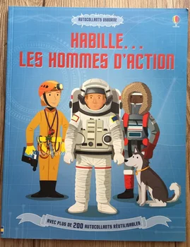 Parent child kids baby Career work scenes picture Sticker Story book enlightenment education Early learning French book Age 3-12
Parent child kids baby Career work scenes picture Sticker Story book enlightenment education Early learning French book Age 3-12