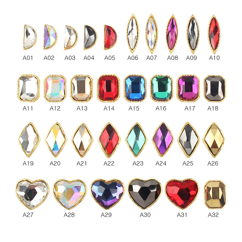fashion nail art rhinestone alloy bottom inlay glass 3d color jewelry rhinestone nail decoration supplies free shipping
fashion nail art rhinestone alloy bottom inlay glass 3d color jewelry rhinestone nail decoration supplies free shipping