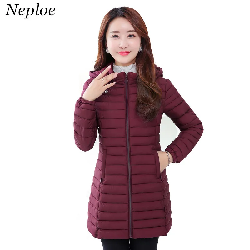 Neploe Light Thin Parkas Women Long Slim Plus Size Down Jacket 2019 Winter Long Sleeve Hooded Warm Coat Wild Slim Outwear 66003
Neploe Light Thin Parkas Women Long Slim Plus Size Down Jacket 2019 Winter Long Sleeve Hooded Warm Coat Wild Slim Outwear 66003