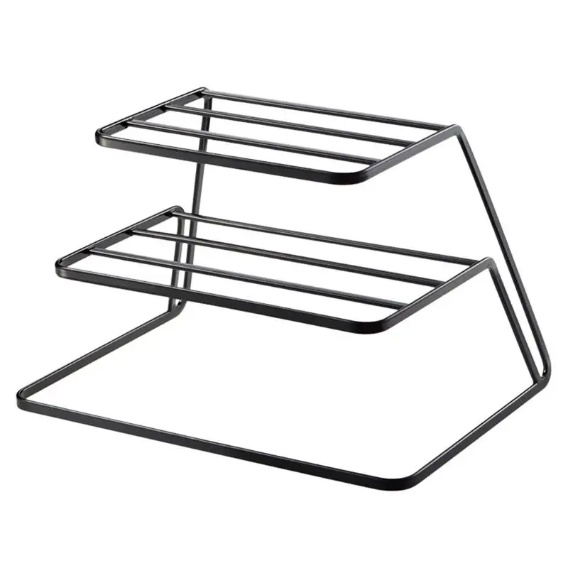 OUNONA 2 Tier Dish Rack Stainless Steel Kitchen Dish Drainer Cup and Dish Organizer Kitchen Storage Organization Accessories
OUNONA 2 Tier Dish Rack Stainless Steel Kitchen Dish Drainer Cup and Dish Organizer Kitchen Storage Organization Accessories