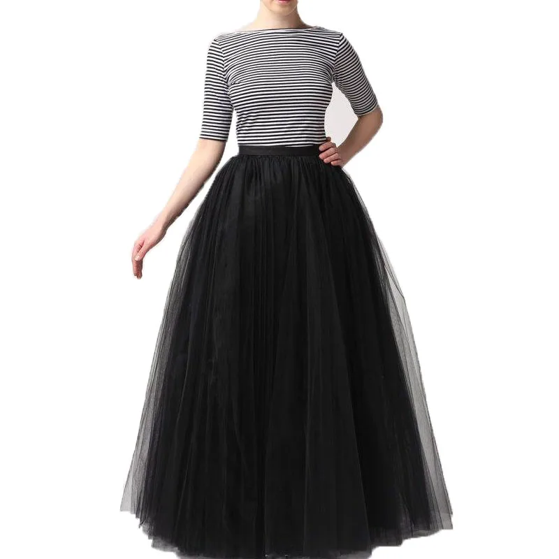Super Puffy Black Tulle Skirt 2017 Fashion Female Skirts Womens Maxi Long Skirt Adult Tutu Faldas Saias All Seasons Custom Made
Super Puffy Black Tulle Skirt 2017 Fashion Female Skirts Womens Maxi Long Skirt Adult Tutu Faldas Saias All Seasons Custom Made