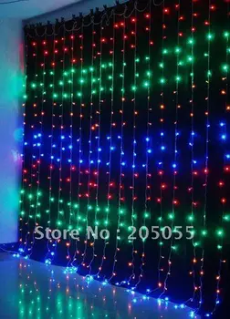 480LEDs Chirstmas Curtain light Twinkle lamp 3m(H)x 3m(W) waterfall water flow lights XMAS WEDDING GARDEN background-colorful
480LEDs Chirstmas Curtain light Twinkle lamp 3m(H)x 3m(W) waterfall water flow lights XMAS WEDDING GARDEN background-colorful