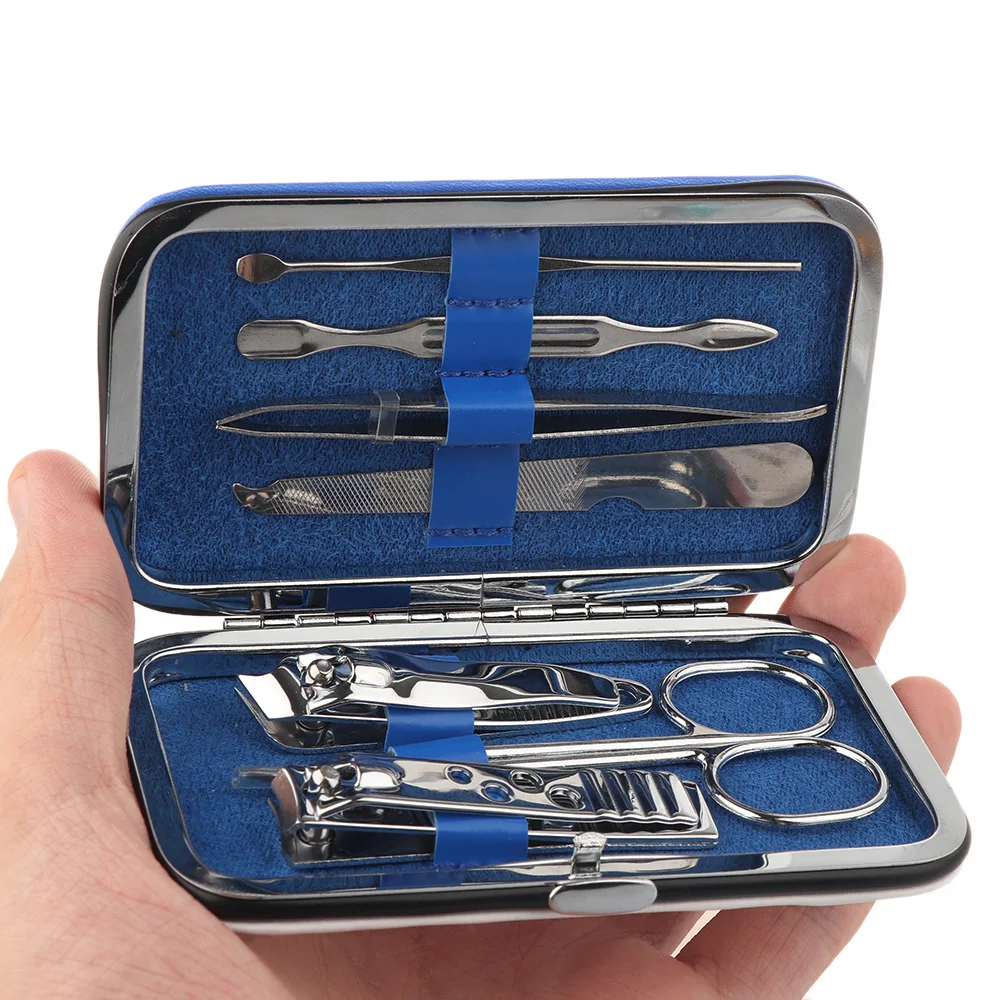7Pcs New Fashion Blue White Porcelain Manicure Set Tools Nail Clipper Kit Pedicure Scissor Stainless Steel Tweezers Case Care
7Pcs New Fashion Blue White Porcelain Manicure Set Tools Nail Clipper Kit Pedicure Scissor Stainless Steel Tweezers Case Care