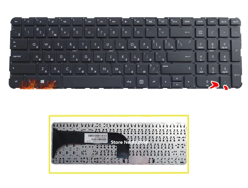 Фото SSEA New laptop RU Keyboard for HP ENVY M6 M6T M6-1000 M6-1100 M6-1200 Russian without frame | Компьютеры и офис