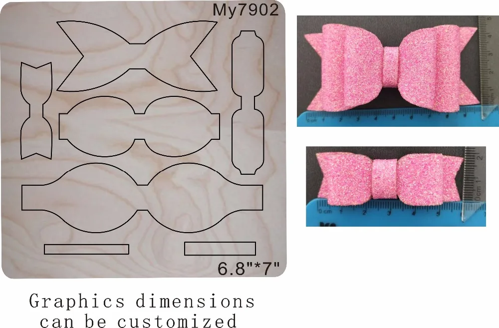 Pink bow new wooden mould cutting dies for scrapbooking Thickness-15.8mm