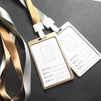 1pcs Metal ID Badge Holder Name Card Case Holder Tag Vertical Style With Neck Lanyard School Office Supplies
1pcs Metal ID Badge Holder Name Card Case Holder Tag Vertical Style With Neck Lanyard School Office Supplies