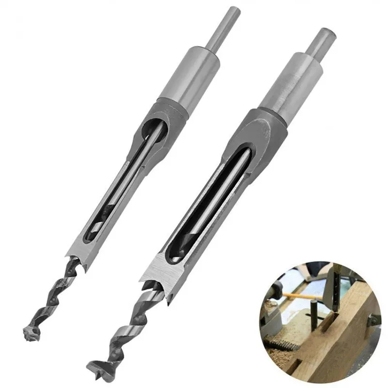 10mm/16mm Square Hole Mortiser Drill Bit Mortising Chisel Woodworking Electric Twist Drill Bits Square Hole Extended Saw Tools
10mm/16mm Square Hole Mortiser Drill Bit Mortising Chisel Woodworking Electric Twist Drill Bits Square Hole Extended Saw Tools