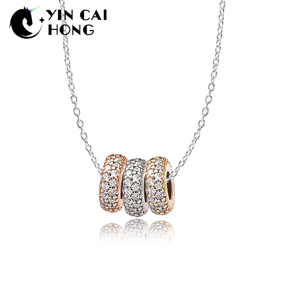 YCH 100% 925 Sterling Silver ROSE PAVE INSPIRATION SPACER CHARM Simple Vintage Necklace Set RAU0321 Charming Holiday Gift
YCH 100% 925 Sterling Silver ROSE PAVE INSPIRATION SPACER CHARM Simple Vintage Necklace Set RAU0321 Charming Holiday Gift