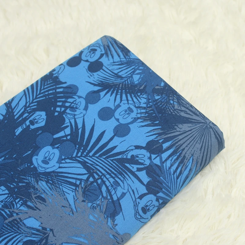 half meter blue bottom with cartoon mickey print fabric, pure cotton poplin cloth for handmade DIY quilts garment dress CR-A115
half meter blue bottom with cartoon mickey print fabric, pure cotton poplin cloth for handmade DIY quilts garment dress CR-A115