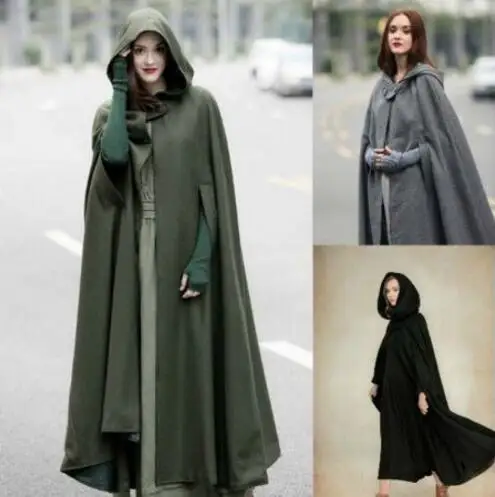 Heydress New Arrival Women Hooded Coat Hooded Cloak Hooded Cape cosplay Cloak 3 colours medieval costumes adult costume dress up
Heydress New Arrival Women Hooded Coat Hooded Cloak Hooded Cape cosplay Cloak 3 colours medieval costumes adult costume dress up