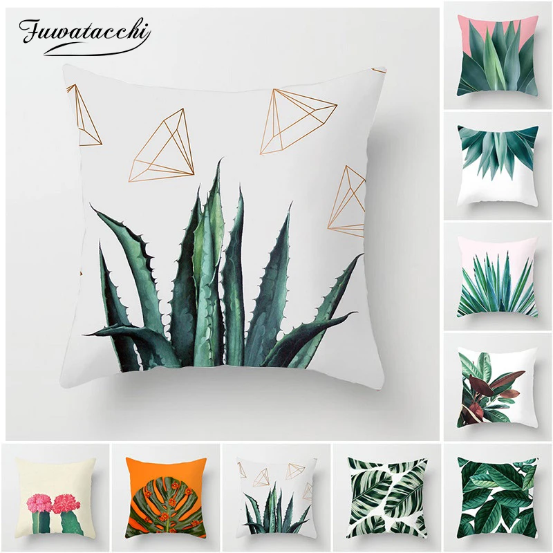Fuwatacchi Cactus Cushion Cover Tropical Plant Pillow Cover Decorative Home Sofa Chair Diamond Printed Pillowcases 45*45cm
Fuwatacchi Cactus Cushion Cover Tropical Plant Pillow Cover Decorative Home Sofa Chair Diamond Printed Pillowcases 45*45cm