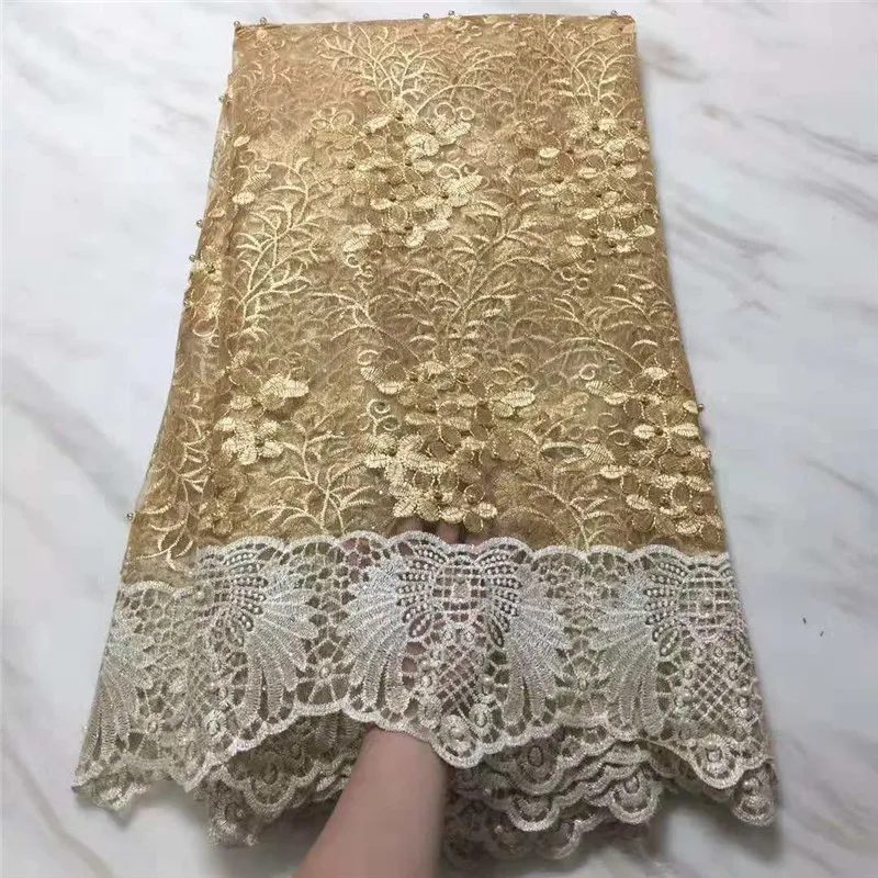 Nigerian lace fabric embroidery french net Lace beaded african tulle Lace fabrics with stones for party dress
Nigerian lace fabric embroidery french net Lace beaded african tulle Lace fabrics with stones for party dress
