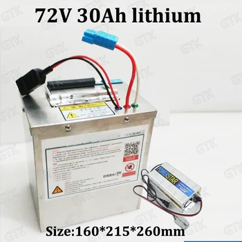 Large capacity 72v 30ah lithium battery 72v 30ah li ion for electric bike 72v 3000w motor Vehicle tricycle scooter + 10A charger
Large capacity 72v 30ah lithium battery 72v 30ah li ion for electric bike 72v 3000w motor Vehicle tricycle scooter + 10A charger