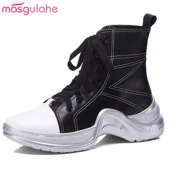 Masgulahe fashion ankle boots for women round toe lace up autumn winter boots classic ladies genuine leather boots platform
Masgulahe fashion ankle boots for women round toe lace up autumn winter boots classic ladies genuine leather boots platform
