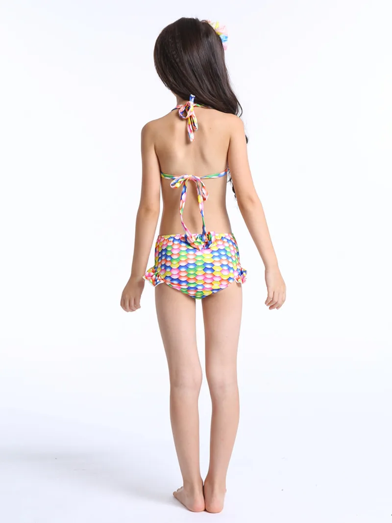 Two Piece Swimsuit for Little Girl and Teen Girl