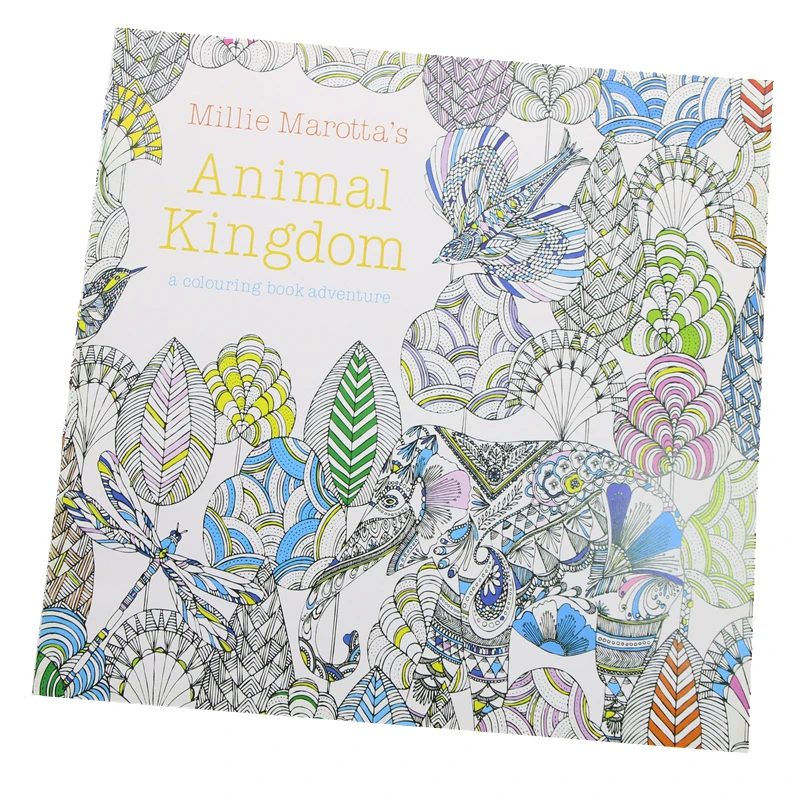 24 Pages Animal Kingdom English Edition Coloring Book For Children Adult Relieve Stress Kill Time Painting Drawing Book
24 Pages Animal Kingdom English Edition Coloring Book For Children Adult Relieve Stress Kill Time Painting Drawing Book