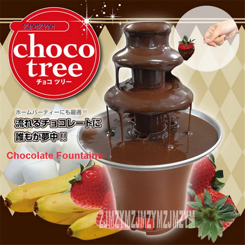 Мини-фонтан для шоколада 220 В/50 Гц 3 уровня 8 5 см/6 см/3 см | Бытовая техника
