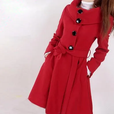 High Quality Autumn Winter Coat Women Wool Single-Breasted Outerwear Long Wool Coat Women high neck Wool Coat
High Quality Autumn Winter Coat Women Wool Single-Breasted Outerwear Long Wool Coat Women high neck Wool Coat