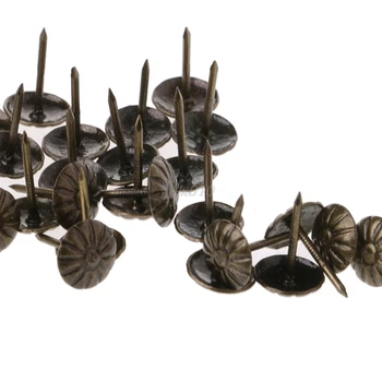 100pcs Antique Brass Upholstery Nail Jewelry Gift Wine Case Box Sofa Decorative Tack Stud Pushpin Doornail Hardware July
100pcs Antique Brass Upholstery Nail Jewelry Gift Wine Case Box Sofa Decorative Tack Stud Pushpin Doornail Hardware July