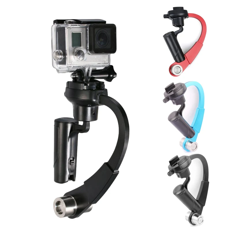 Alloy Aluminum Mini Handheld Digital Video Camera Stabilizer Video Steadicam C-Curved Gimbal For GoPro 1 2 3 3+ 4 Xiaomi Yi Cam
Alloy Aluminum Mini Handheld Digital Video Camera Stabilizer Video Steadicam C-Curved Gimbal For GoPro 1 2 3 3+ 4 Xiaomi Yi Cam