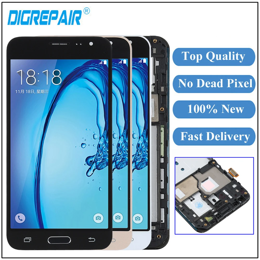 For Samsung Galaxy J3 LCD J320 J320F SM-J320F 2016 Display Touch Screen Digitizer Assembly Replacement For Samsung J3 J320 LCD
For Samsung Galaxy J3 LCD J320 J320F SM-J320F 2016 Display Touch Screen Digitizer Assembly Replacement For Samsung J3 J320 LCD
