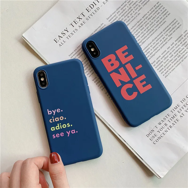 Colorful Letter Phone Case For iphon 6 6s 78 plus Case For iphone XS XR MAX Cover Fashion TPU soft Back Cases Full Protect Shell
Colorful Letter Phone Case For iphon 6 6s 78 plus Case For iphone XS XR MAX Cover Fashion TPU soft Back Cases Full Protect Shell