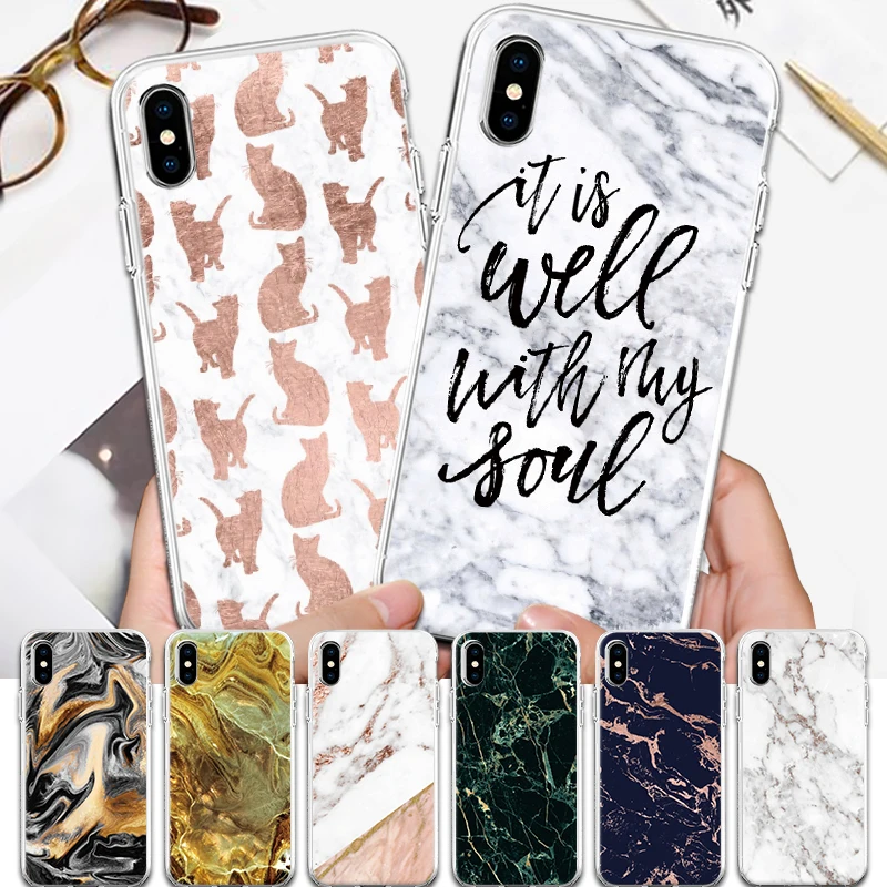 For iPhone 4 4S 5 5S SE 6 6S 7 8 Plus X XR XS Max TPU Soft Back Cover Rose Gold Water Shape Marble Granite Silicone Phone Case
For iPhone 4 4S 5 5S SE 6 6S 7 8 Plus X XR XS Max TPU Soft Back Cover Rose Gold Water Shape Marble Granite Silicone Phone Case