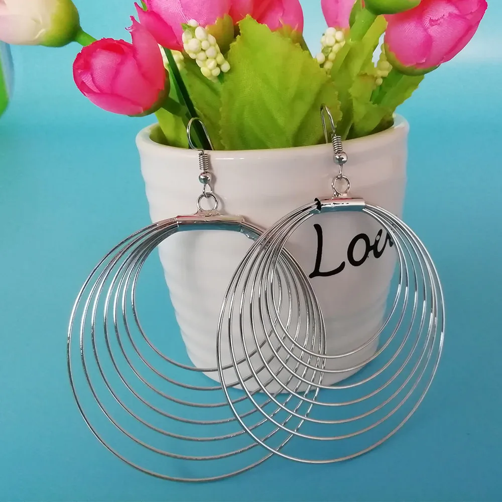 Creative Simple Drop Earring Multiple Layers Round Ear Drop Women Girl's Fashion ig Hoop Earrings Jewelry Accessories Gift
Creative Simple Drop Earring Multiple Layers Round Ear Drop Women Girl's Fashion ig Hoop Earrings Jewelry Accessories Gift