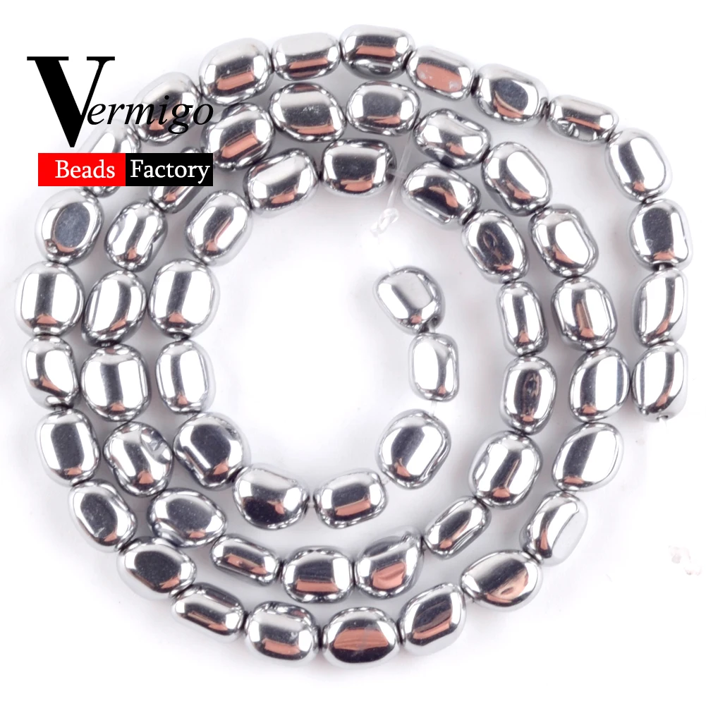 Free Shipping Natural Stone Beads Smooth Silver Hematite Oval Shape Spacer Loose Beads For Jewelry Making 5-8mm Diy Bracelet 15"
Free Shipping Natural Stone Beads Smooth Silver Hematite Oval Shape Spacer Loose Beads For Jewelry Making 5-8mm Diy Bracelet 15"