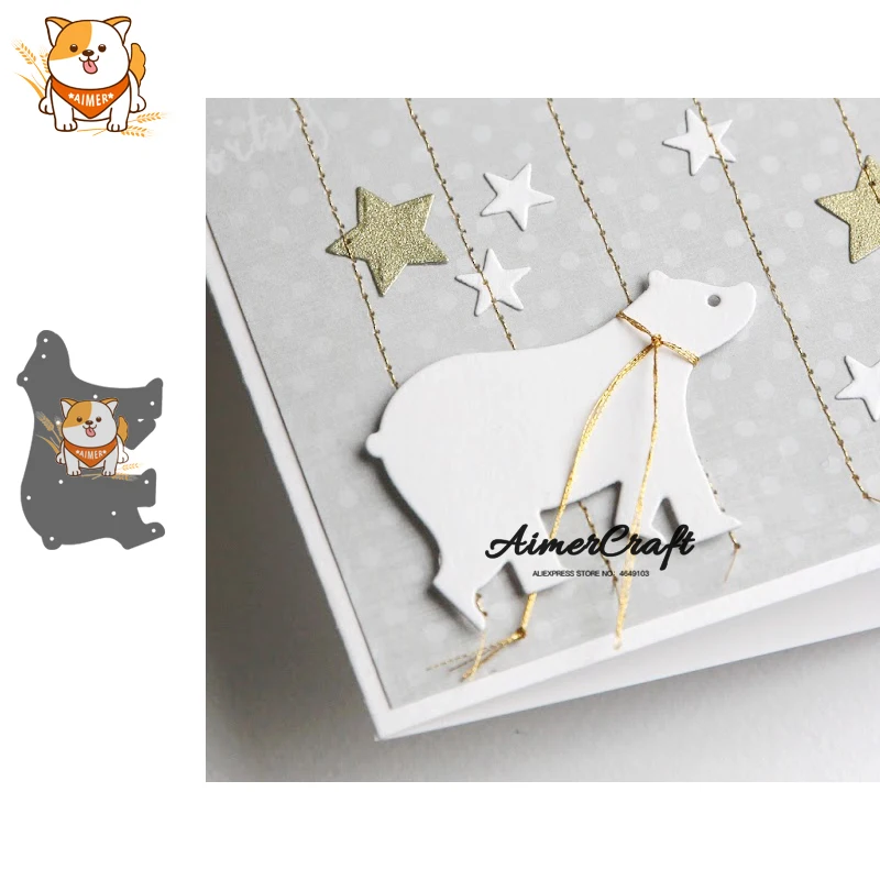 Polar Bear Animal Metal Cutting Dies Scrapbooking Stencil For DIY Paper Card Decorative Embossing Die Cut Craft Dies New 2019
Polar Bear Animal Metal Cutting Dies Scrapbooking Stencil For DIY Paper Card Decorative Embossing Die Cut Craft Dies New 2019